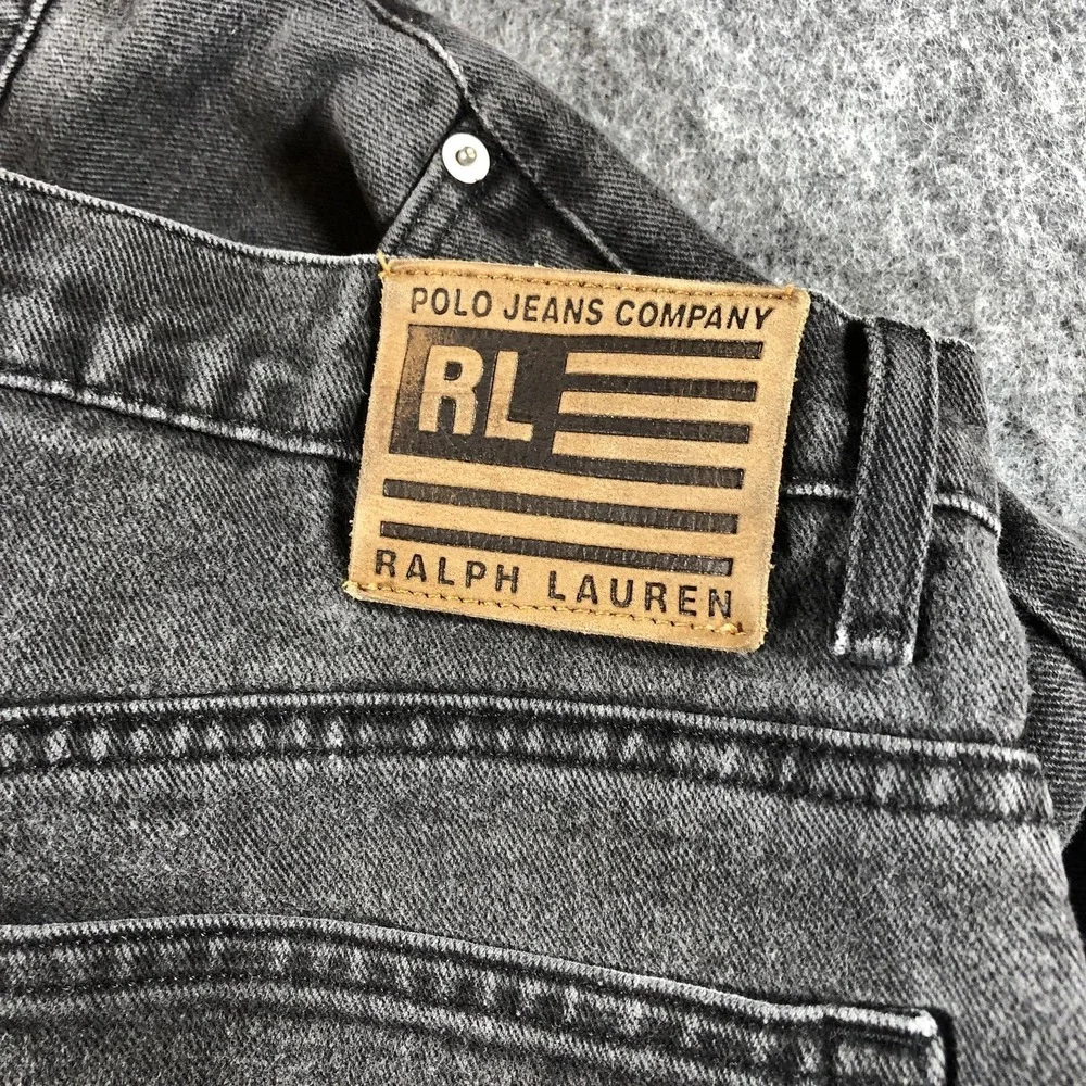 Polo Jeans Co‎ Loose Fit Jeans Mens 36x30 Gray Charcoal Straight